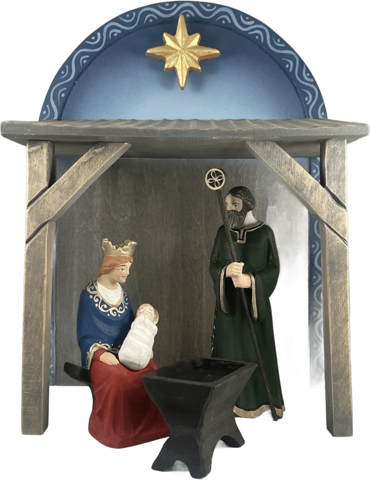 Holy Family with Stable by Henning