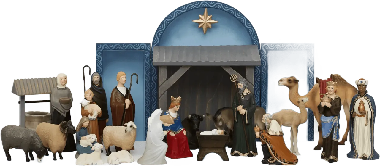 23pc Nativity by Henning