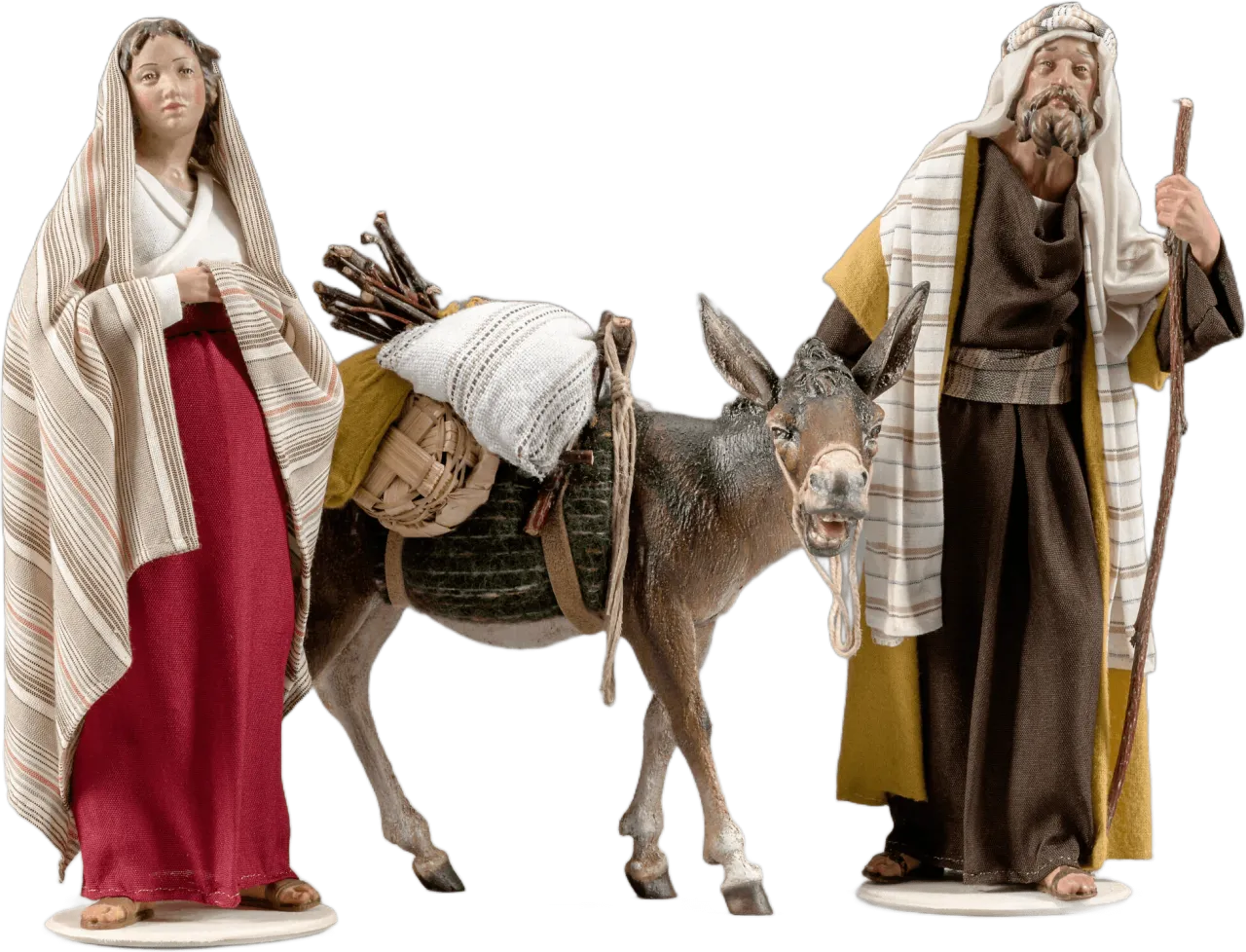 Mary and Joseph knocking on doors – Holy Family nativity figure by Original Heide