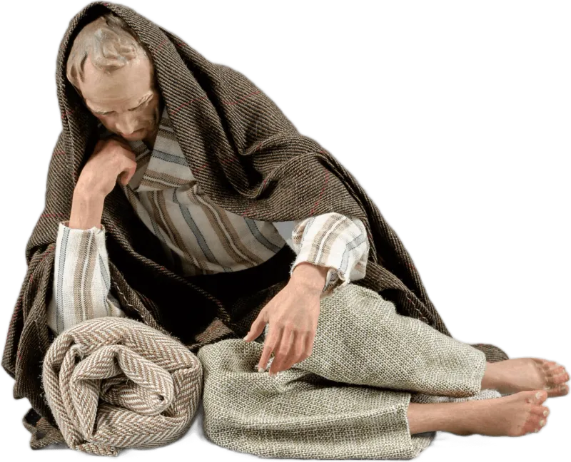 Shepherd sleeping – nativity figure by Original Heide