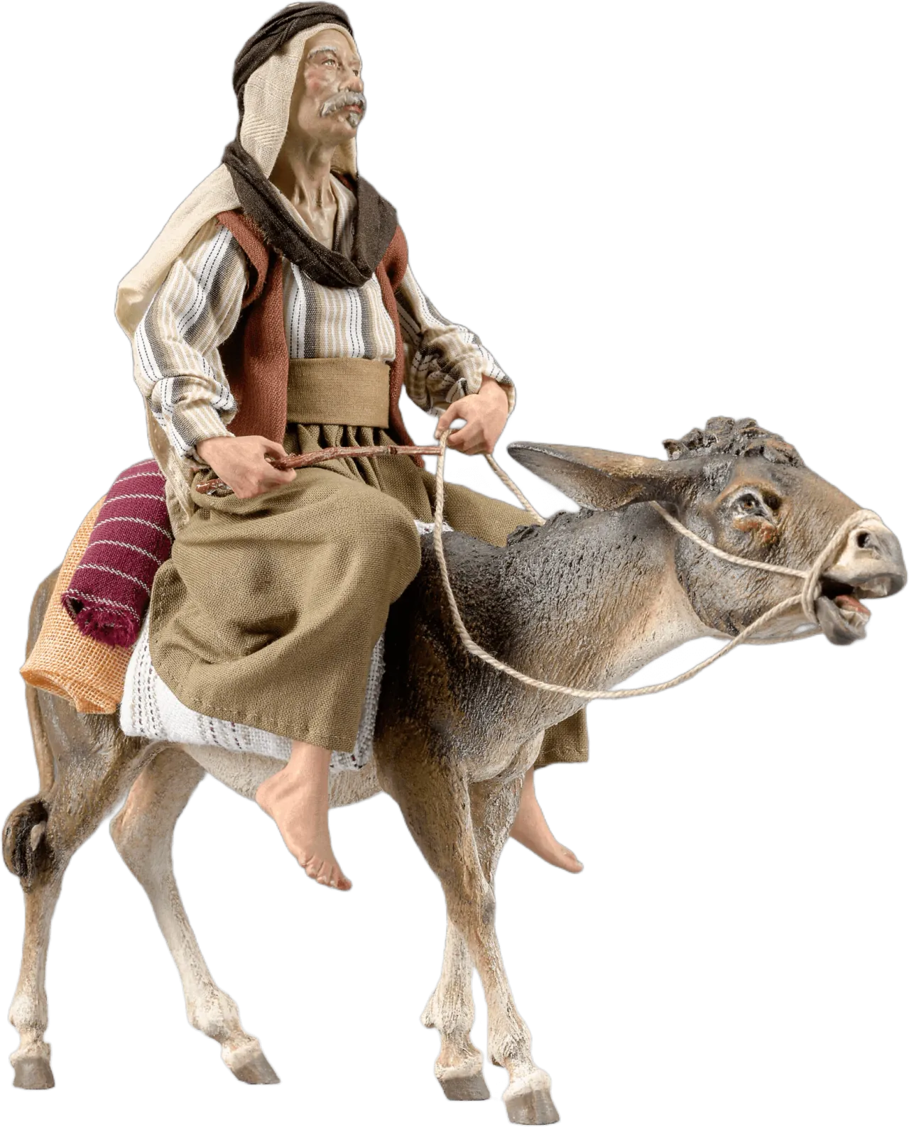 Man on donkey – nativity figure by Original Heide