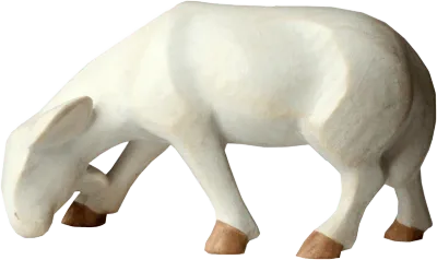 Sheep Grazing – nativity figure by Rowi Sculptures