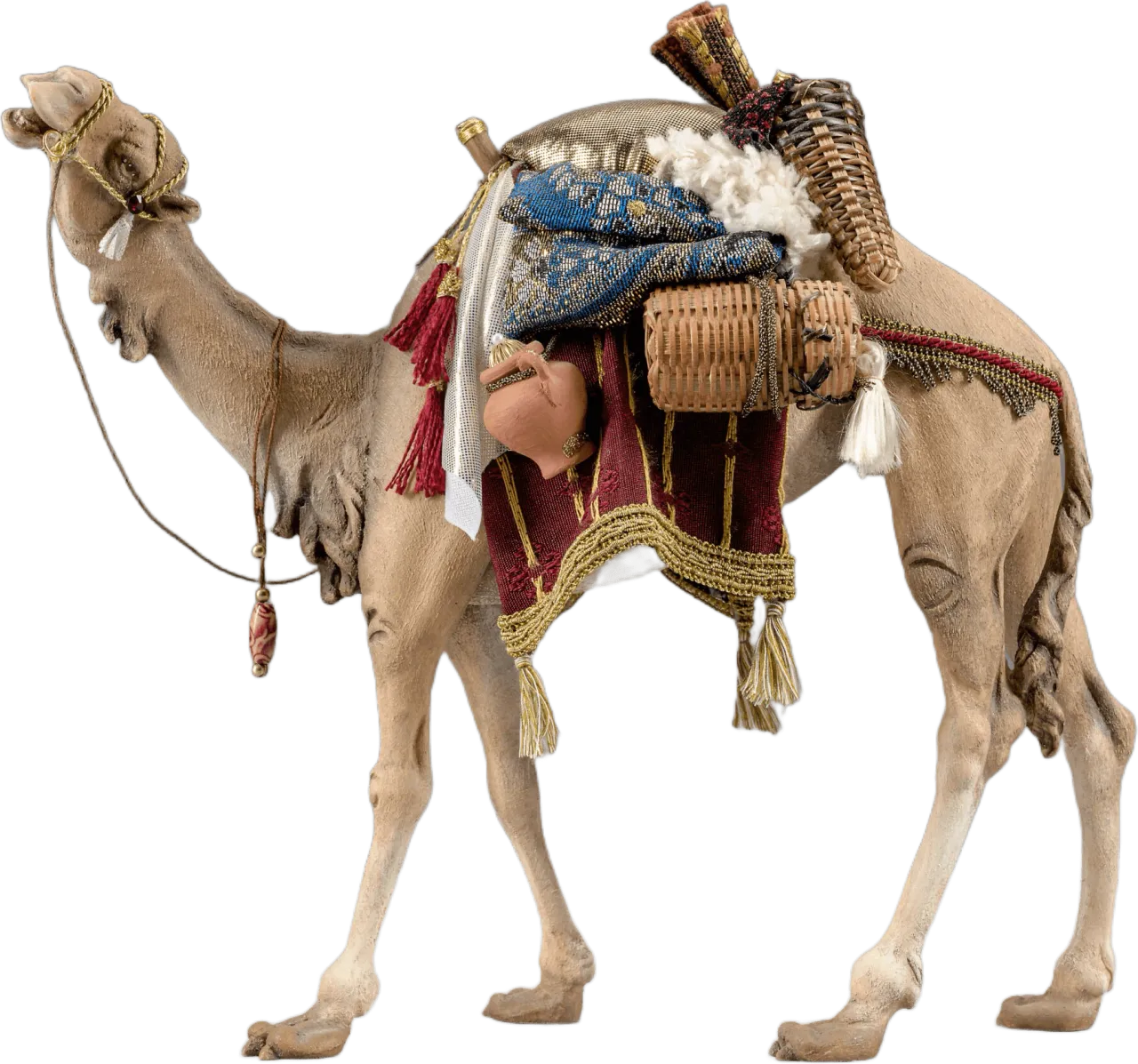 Camel head up for King – nativity figure by Original Heide