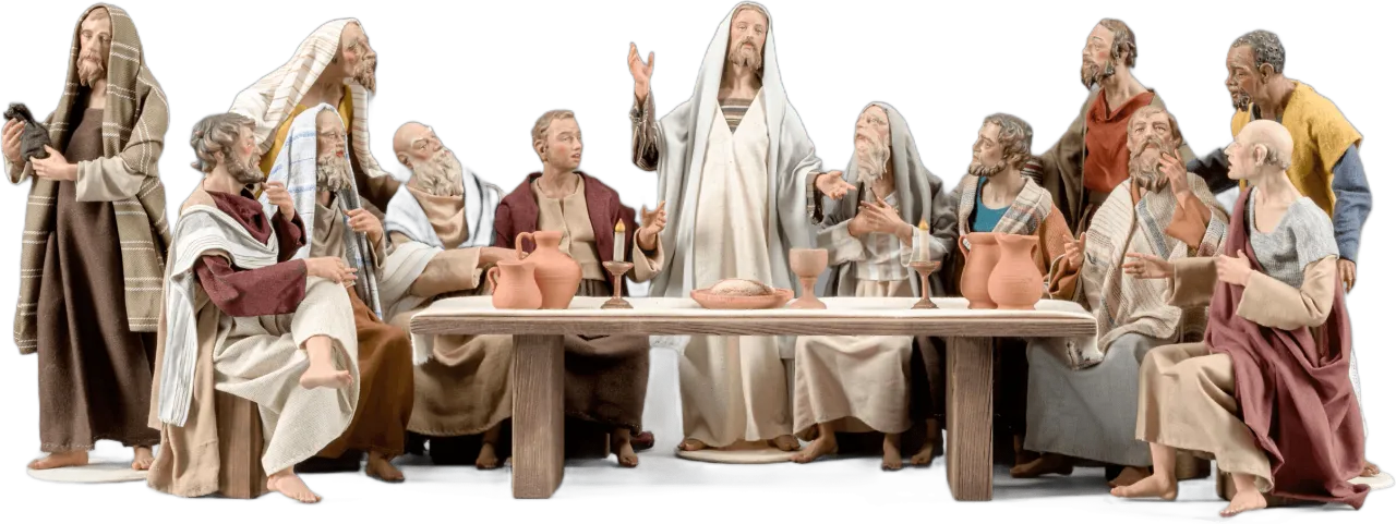 The last supper – religious figure by Original Heide