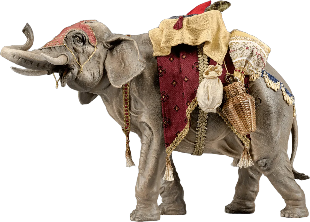 Elephant with bags – nativity figure by Original Heide