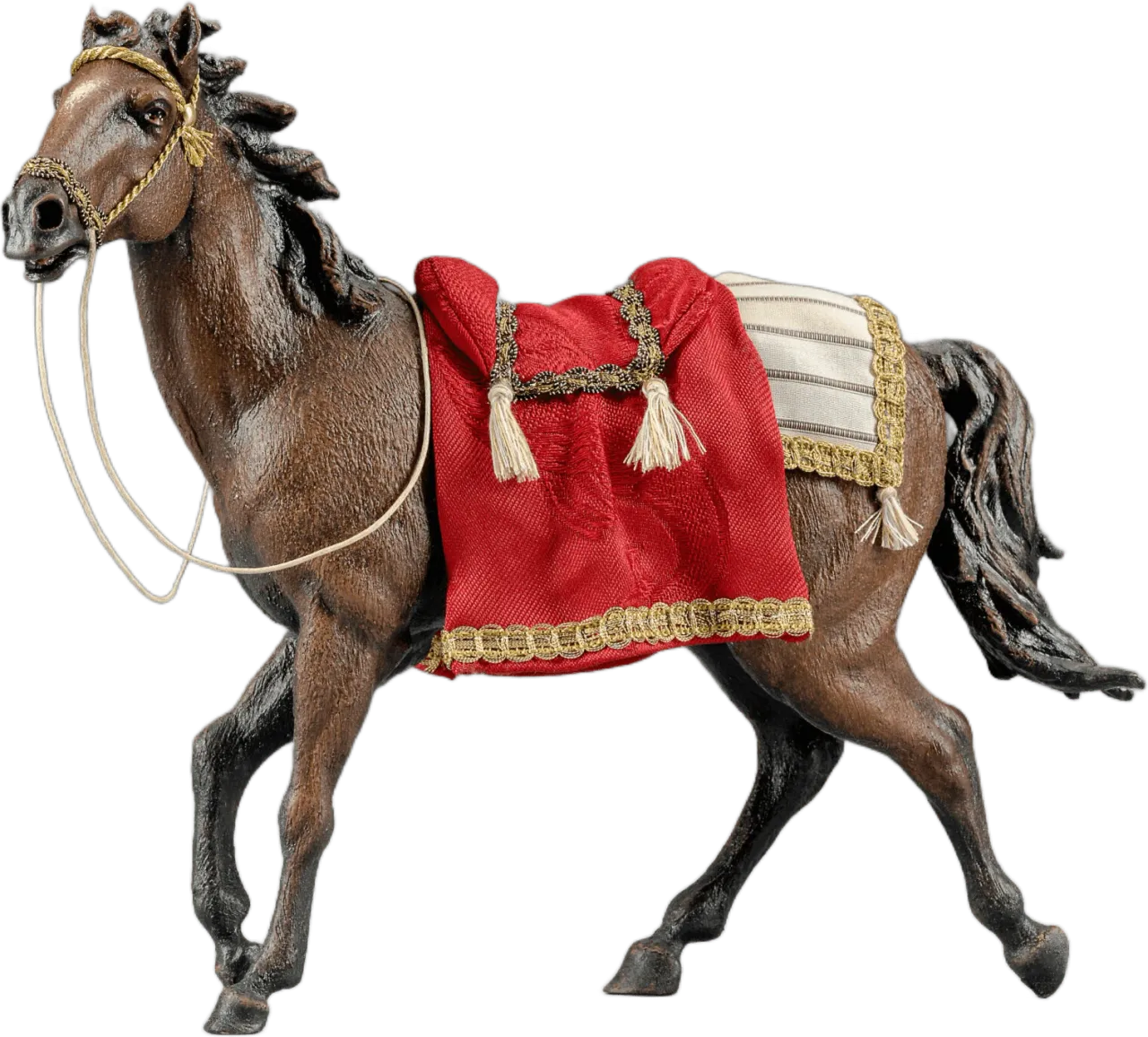 Horse with saddle – nativity figure by Original Heide