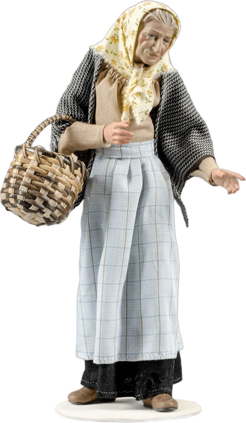 Old Woman – nativity figure by Original Heide