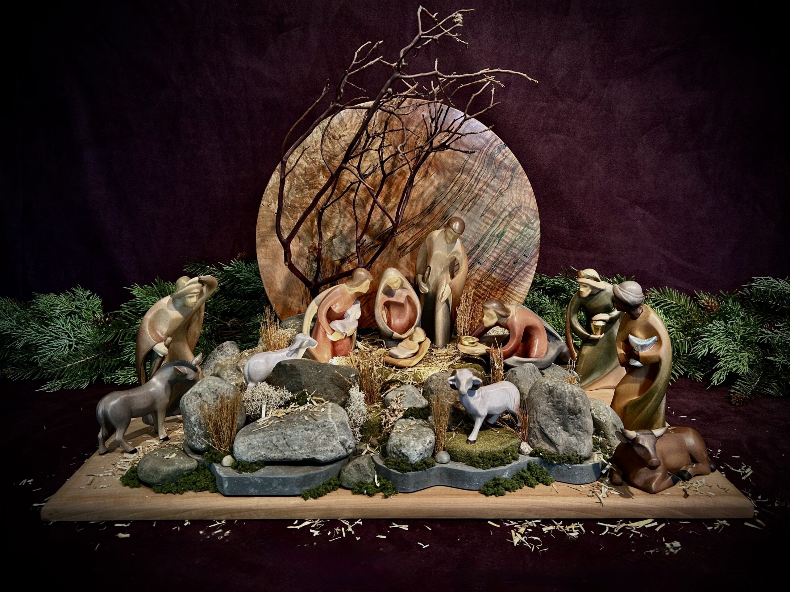 The Tranquility Creche by Navidad Nativities Atelier