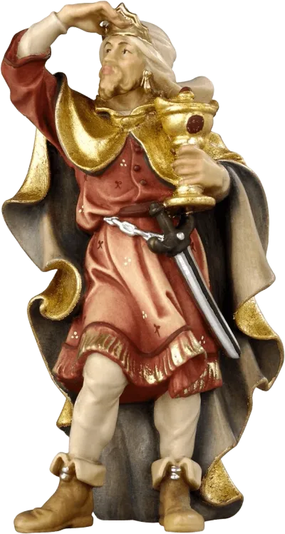 Standing King – nativity figure by Pema Woodcarvings