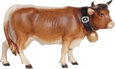 Cow Looking Right – nativity figure by Pema Woodcarvings