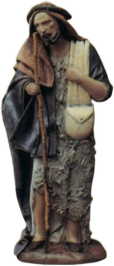 Shepherd with Satchel – nativity figure by Belenes Puig