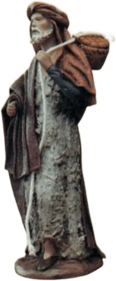 Shepherd with Basket – nativity figure by Belenes Puig
