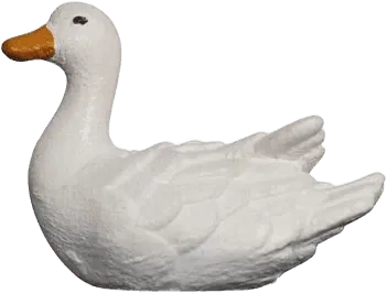 Duck Swimming Left – nativity figure by Pema Woodcarvings