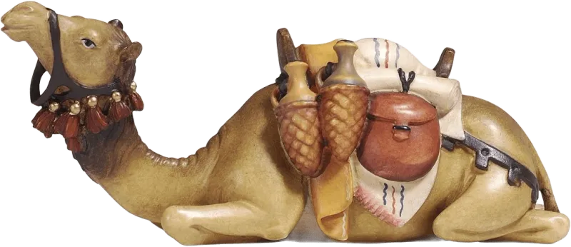 Camel Lying – nativity figure by Pema Woodcarvings