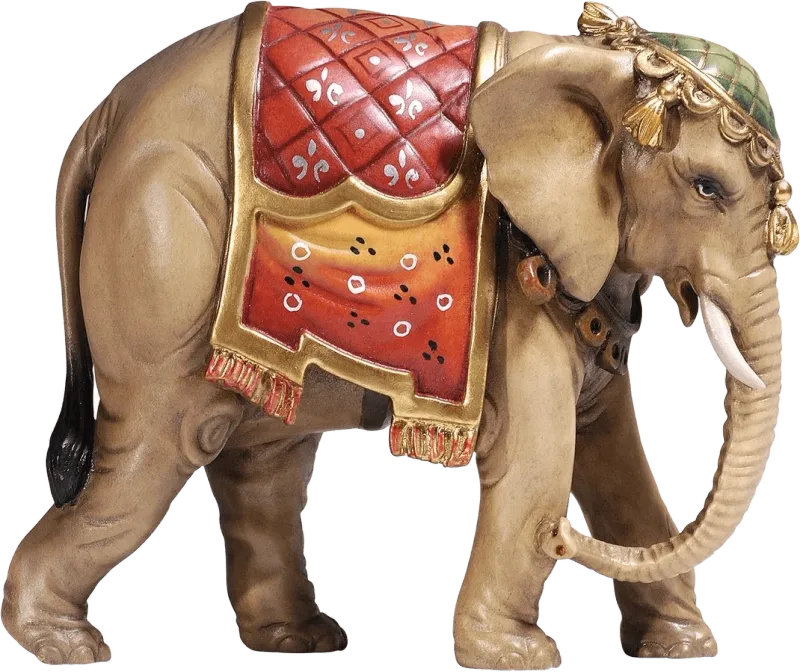 Elephant – nativity figure by Pema Woodcarvings