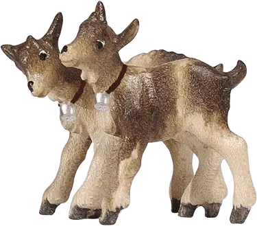 Pair of Kid Goats – nativity figure by Pema Woodcarvings