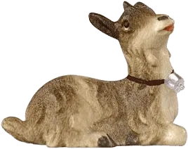 Kid Goat Lying – nativity figure by Pema Woodcarvings