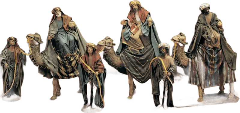 Magi with Entourage – nativity figure by Belenes Puig