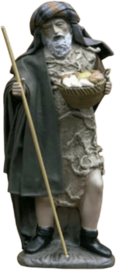 Shepherd with Eggs – nativity figure by Belenes Puig