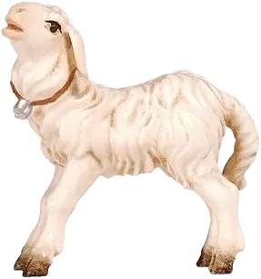 Lamb Standing – nativity figure by Pema Woodcarvings