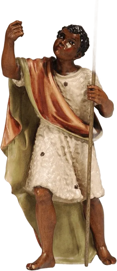 Camel Driver – nativity figure by Pema Woodcarvings